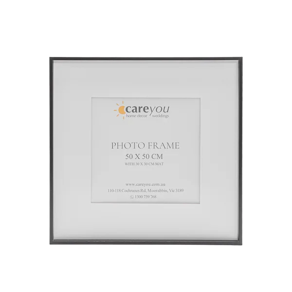 6 x Black Square Wooden Photo Frame Large 50cm x 50cm