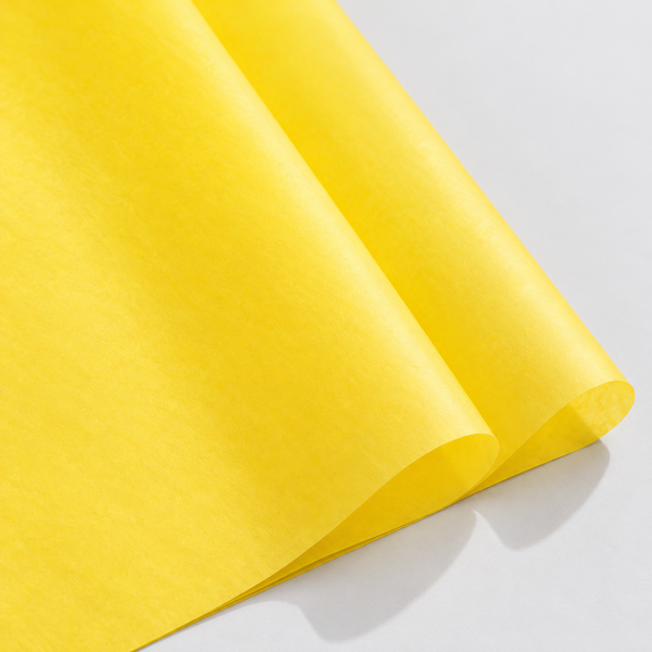 38 x Tissue Paper Acid Free 17gsm Yellow