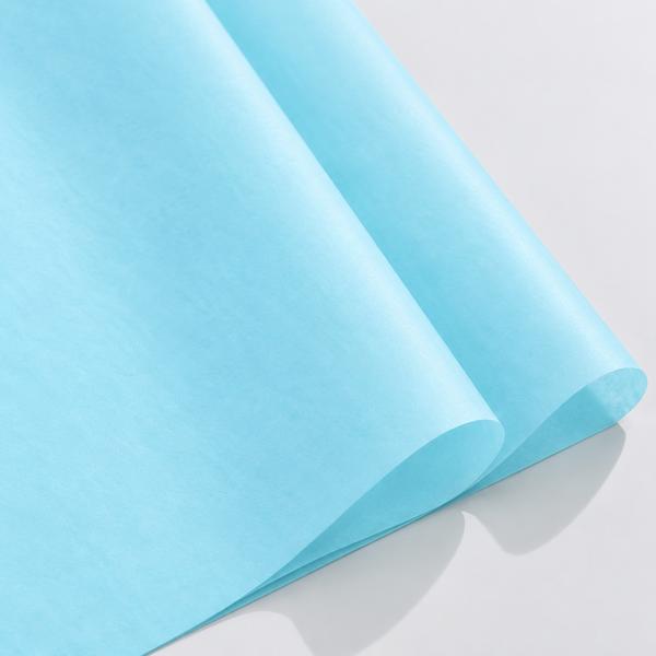 38 x Tissue Paper Acid Free 17gsm Light Blue