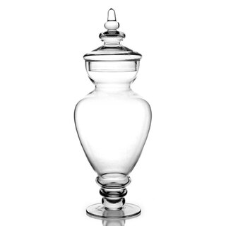 Transparo Large Clear Glass Classic Apothecary Jar 38cm