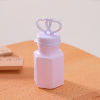 48 x Bubbles Double Heart Blow Sticks Bottle Bulk Lot Wedding Party 