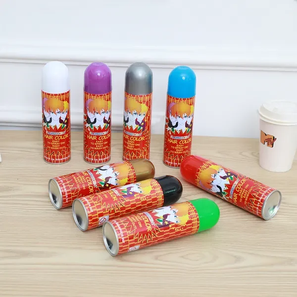 48 x Coloured Hair Spray Party Fun 8asst Bulk Lot wholesale