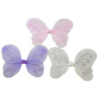 12 x Girls Kids Fairy Wings Butterfly  Fancy Dress Up Costume Party Wedding Small