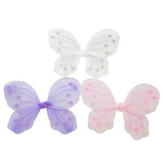 12 x Girls Kids Fairy Wings Butterfly  Fancy Dress Up Costume Party Wedding Medium