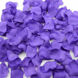 1000 Purple Bridal Flowergirl Basket Rose Flower Table Scatters Artificial Petals Flower