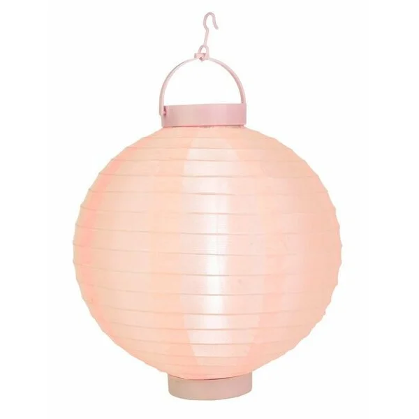 12 x Pink LED Battery Operated Paper Wedding Party Lantern 8''/20CM