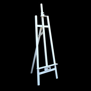 New White Wedding Foldable 165cm Wooden Tripod Easel Artist Art Painting Stand