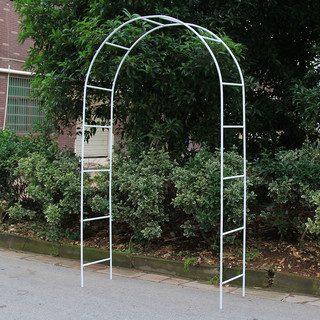 235cm White Metal Decorative Arch For Garden Wedding Prom