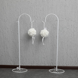 10 x White Adjustable Shepherd Hook 150cm Wedding Garden Crook Lantern Flower Holder