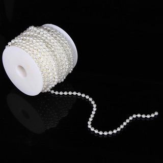 20m x 6mm Pearl Bead Garland Bead String Roll Wedding Party Decor