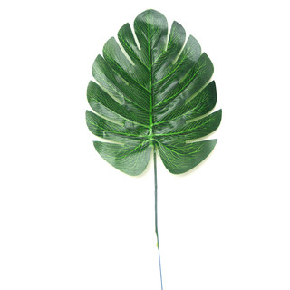 48 x Small Artificial Tropical Coconut Palm Leaves Silk Bush Plant Foliage 