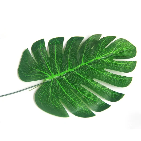 48 x Medium Artificial Tropical Coconut Palm Leaves Silk Bush Plant Foliage 