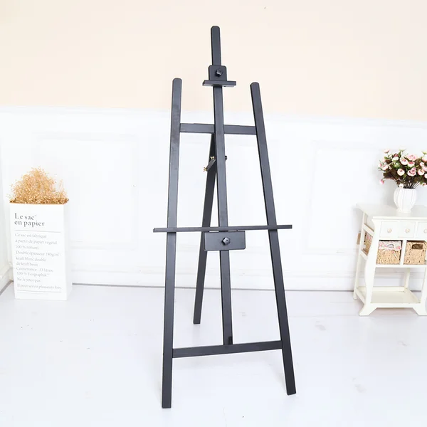 Black Wedding Foldable 165cm Wooden Tripod Easel Artist Art Painting Stand