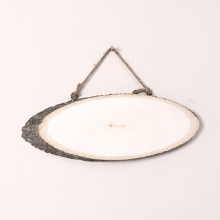 24pcs x Wooden Log Slice Oval Discs 30CM DIY Embellishments