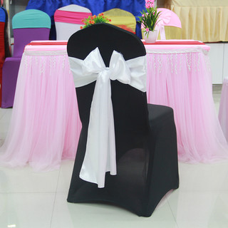 10 x White Satin Table Runner Chair Cover Sash Ribbon Roll Wedding Decor