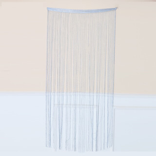 200x100cm Silver Glitter String Door Curtain 