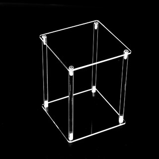 20cm Clear Acrylic Frame Display Flower Stand  