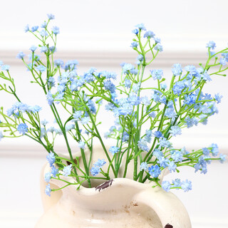 36 x Blue Artificial Baby's Breath Silk Flower Fake Gypsophila Wedding 