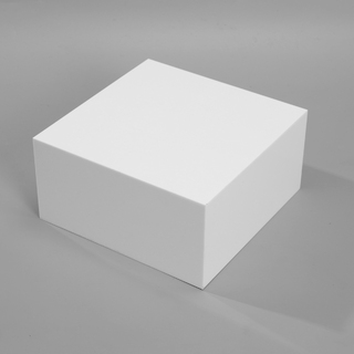 White Acrylic Table Riser 30x30x15cm