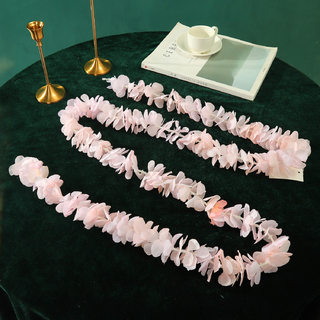 2M Pink Artificial Hydrangea Wisteria Garland Vine Flower String