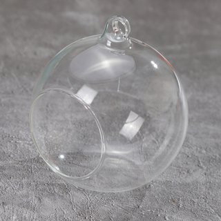 24 x Clear Glass Hanging Ball 8cm Candle Holder Bulk Lot Wedding Event Function