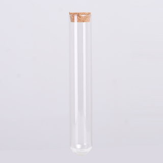 16 x Glass Test Tubes With Cork Stopper 55ml