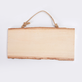 12 x Wooden Log Slice Rectangle 25CM DIY Embellishments