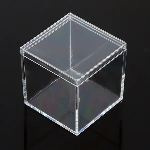6 x Clear PVC Plastic Storage Box 5.5cm