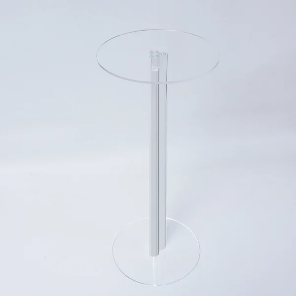 60cm Clear Acrylic Display Stand Round