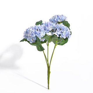 6 x Artificial 5 Heads Hydrangea Purple