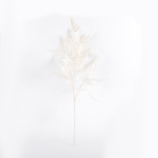 Artificial Fern Large Spray Snow White 80cm