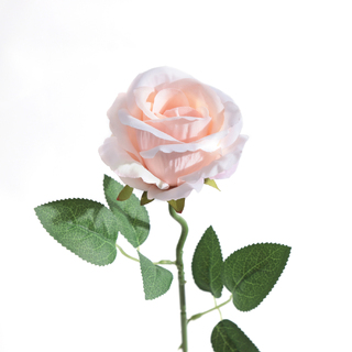 10 x Artificial Rose Bloom Pale Pink 50cm
