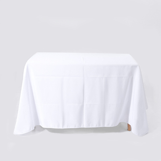 Bulk Lot 10 x White Square Tablecloths 220cmx220cm