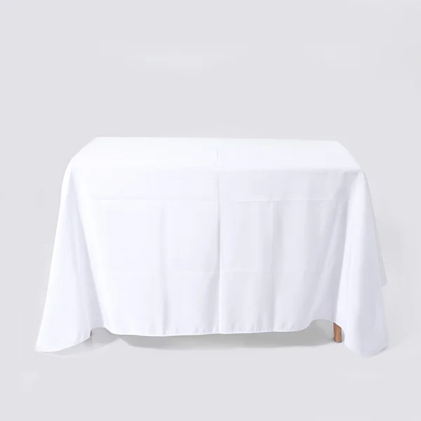 Bulk Lot 10 x White Square Tablecloths 260cmx260cm