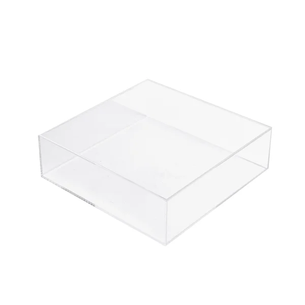 Clear Acrylic Square Christening Gift Box 23.5 x 23.5 x 7cm
