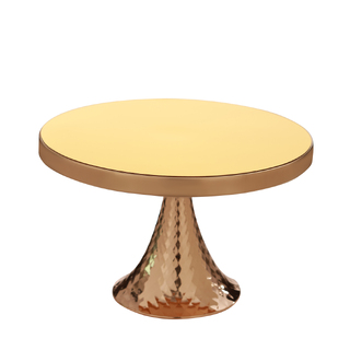 Gold Metal Speckle Footed Cupcake Cake Stand