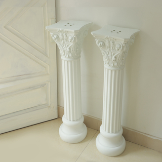 2 x Decorative Roman Column Pedestal 113cm