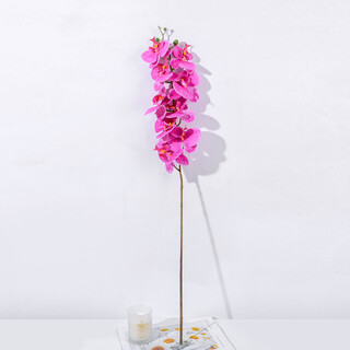 4 x Real Touch Orchid 9 flowers Purple 88cm