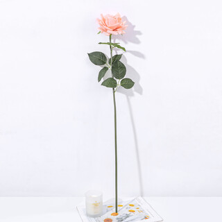 Real Touch Rose Full Bloom Nude 75cm