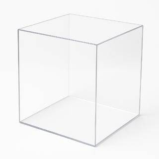 Clear Square Cube Acrylic Table Riser 30x30x30cm
