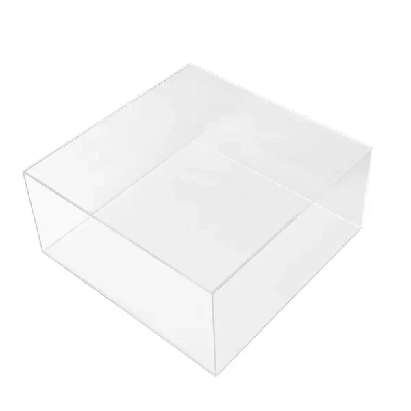 Acrylic Square Christening Gift Box 38cm x 38cm x 18cm
