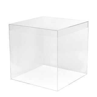 Clear Acrylic Display Box 35cm x 35cm x 35cm