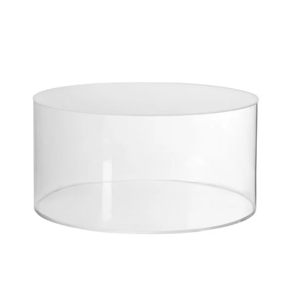 Acrylic Round Christening Gift Box with Frosted Top 40cm
