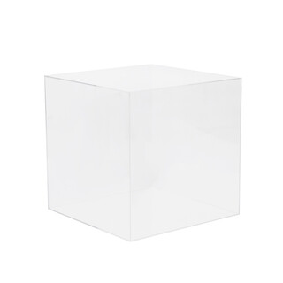 Acrylic Square Christening Gift Box 40cm x 40cm x 40cm
