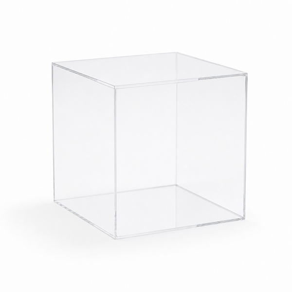 Acrylic Square Christening Gift Box 40cm x 40cm x 40cm