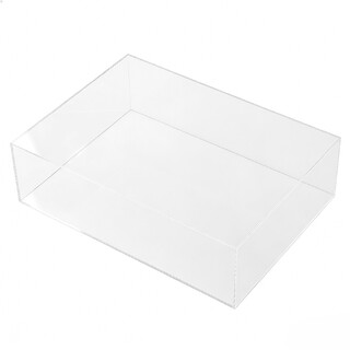 Clear Acrylic Square Christening Gift Box 55cm x 40cm x 16cm