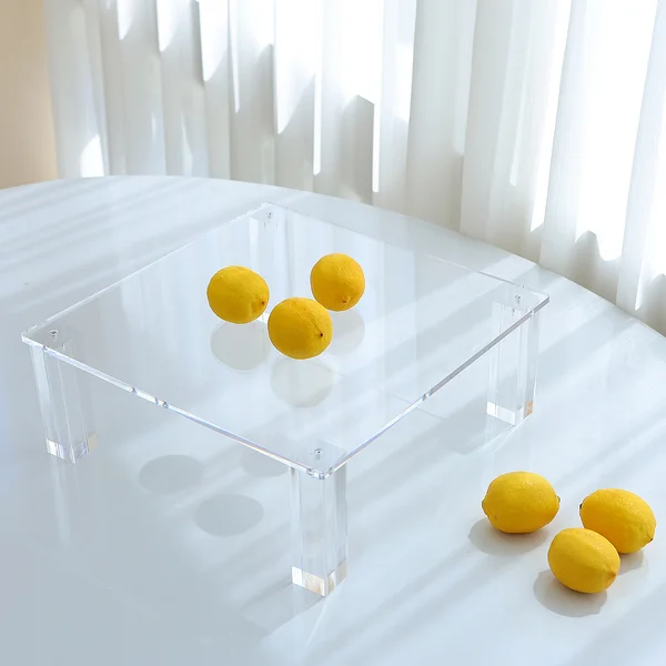 Luxe Clear Acrylic Display Table Risers L40H15cm