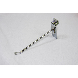 50 x Chrome Slatwall Peg Hook 15cm
