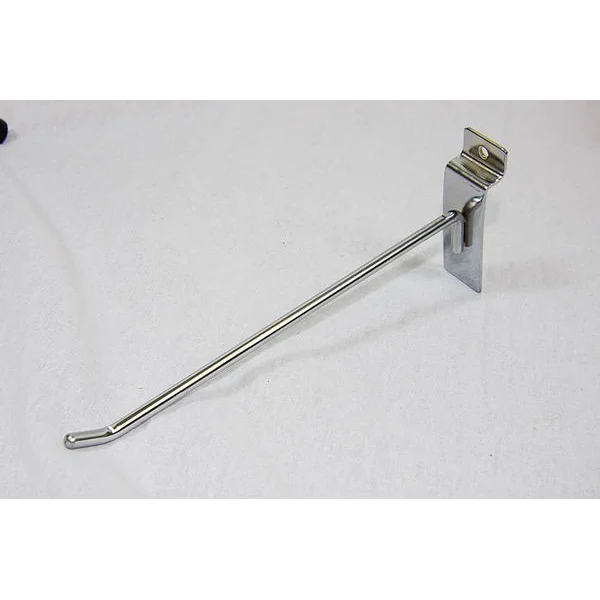 50 x Chrome Slatwall Peg Hook 20cm