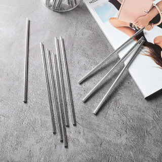 100 x Silver Paper Drinking Straw Wedding Party Supplies 